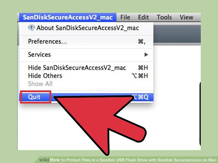 sandisk secure access default password install